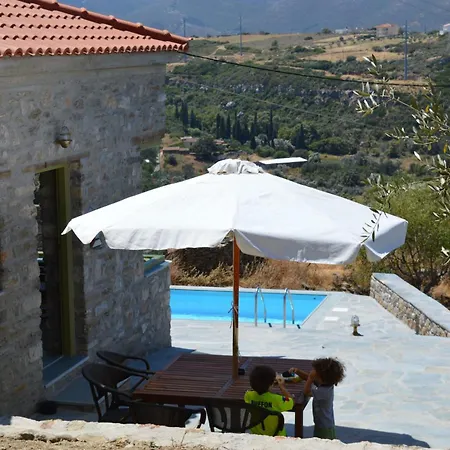 Rokanes Glass Stone With Pool Villa Kouvelles