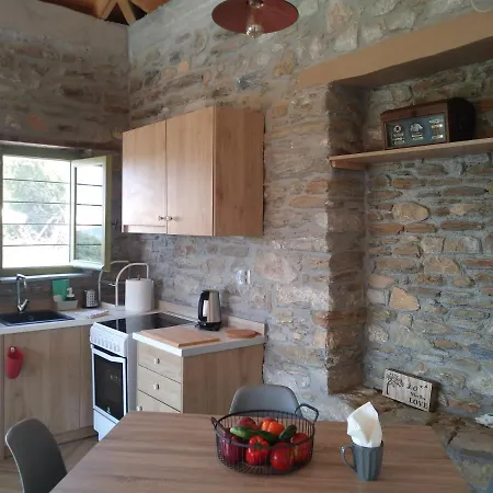 Βίλα Rokanes Glass Stone With Pool Kouvelles